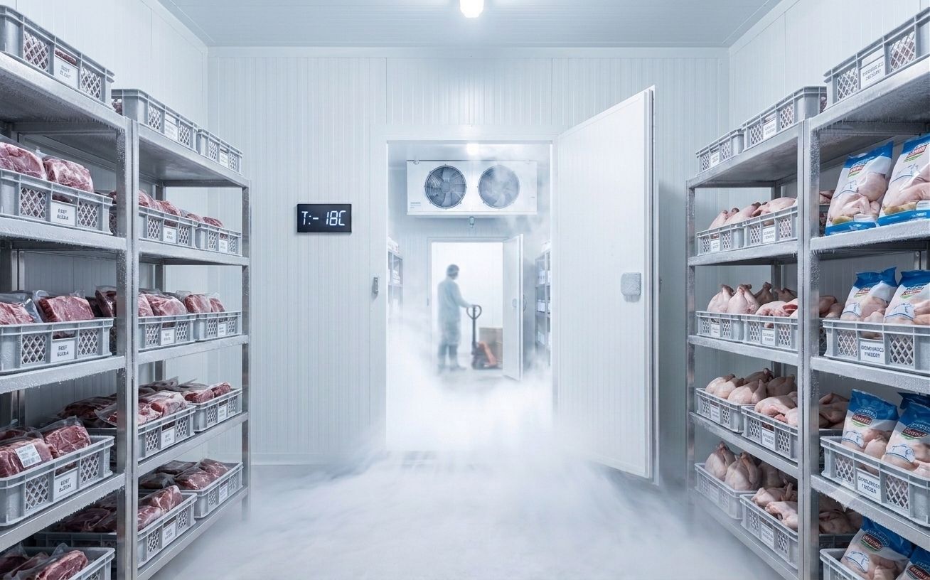 Blast freezer / şok dondurucu ile et ve balık şoklama