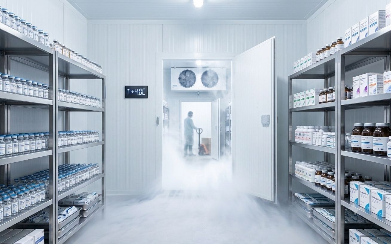 Tıbbi atık ve ilaç için +4°C altı mevzuata uygun soğuk depo